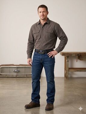 Ford Trucks men’s leather belt